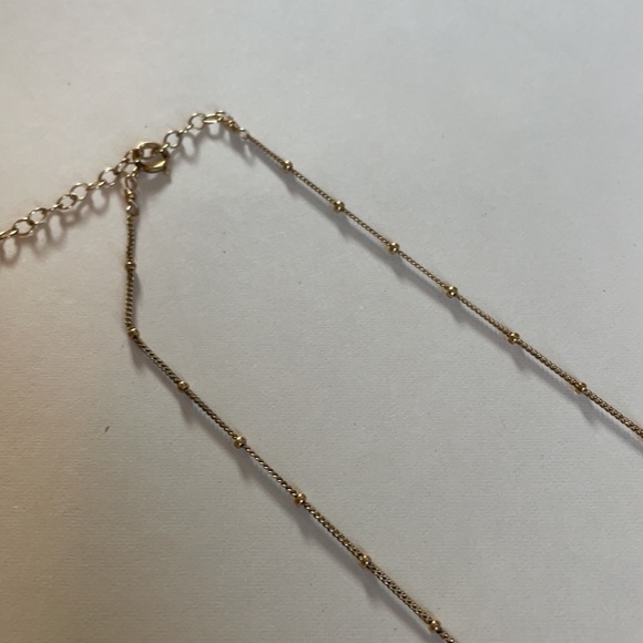 Gold Three Circle Necklace - Picture 3 of 5